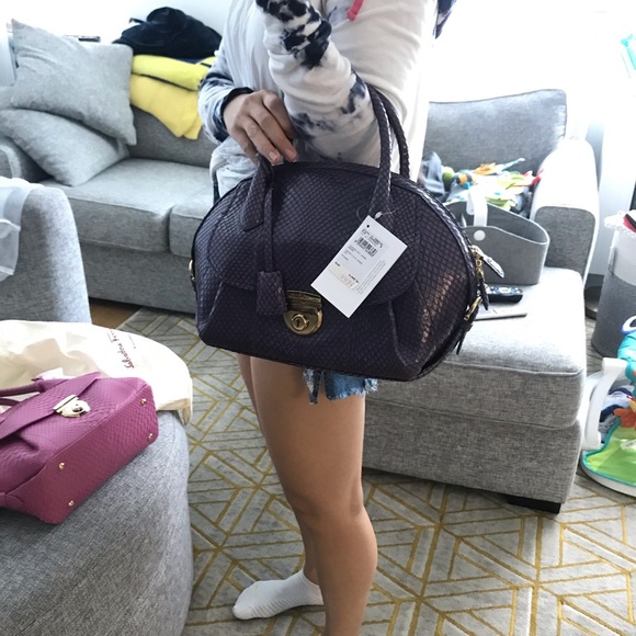 NEW Salvatore Ferragamo Anaconda Snakeskin Satchel - Picture 10 of 10